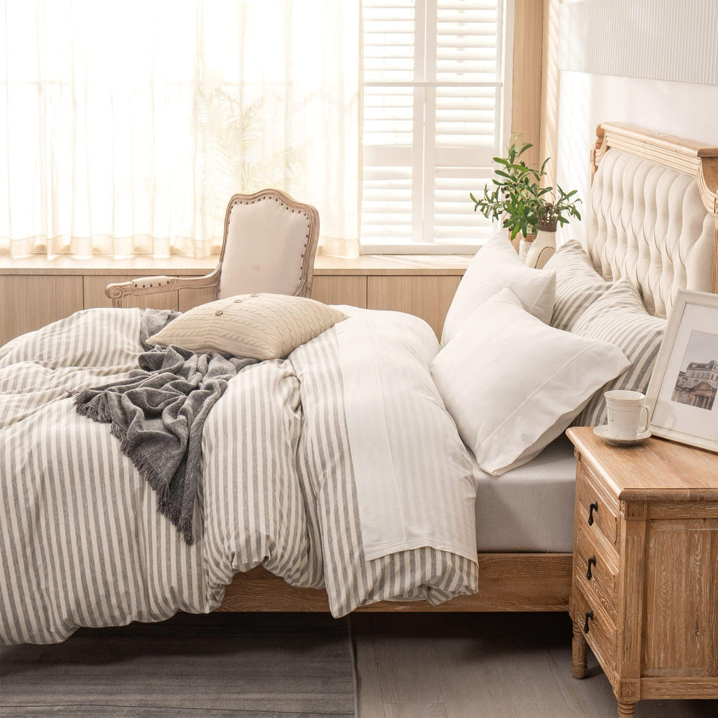 ERA Jersey Knit Sheet Set Solid Off White California King