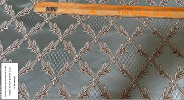 54'' Renaissance Drapery Upholstery Damask Stripe Diamond Fabric | Sold by The Yard (Diamond Azure), Renaissance001