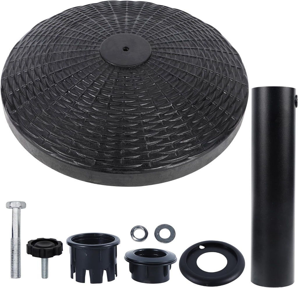 26.5 lbs Heavy Duty Patio Market Umbrella Base Stand