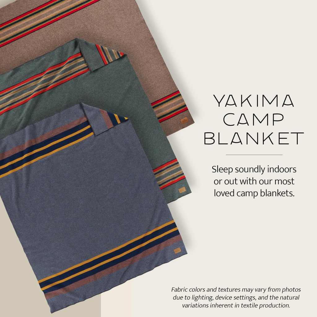 Yakima Camp Blanket Full Queen 90" x 90" - Wool Cotton