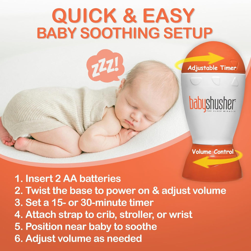 Portable Sound Machine Mom-Like 'Shh!' Sound for Baby, 1 Count