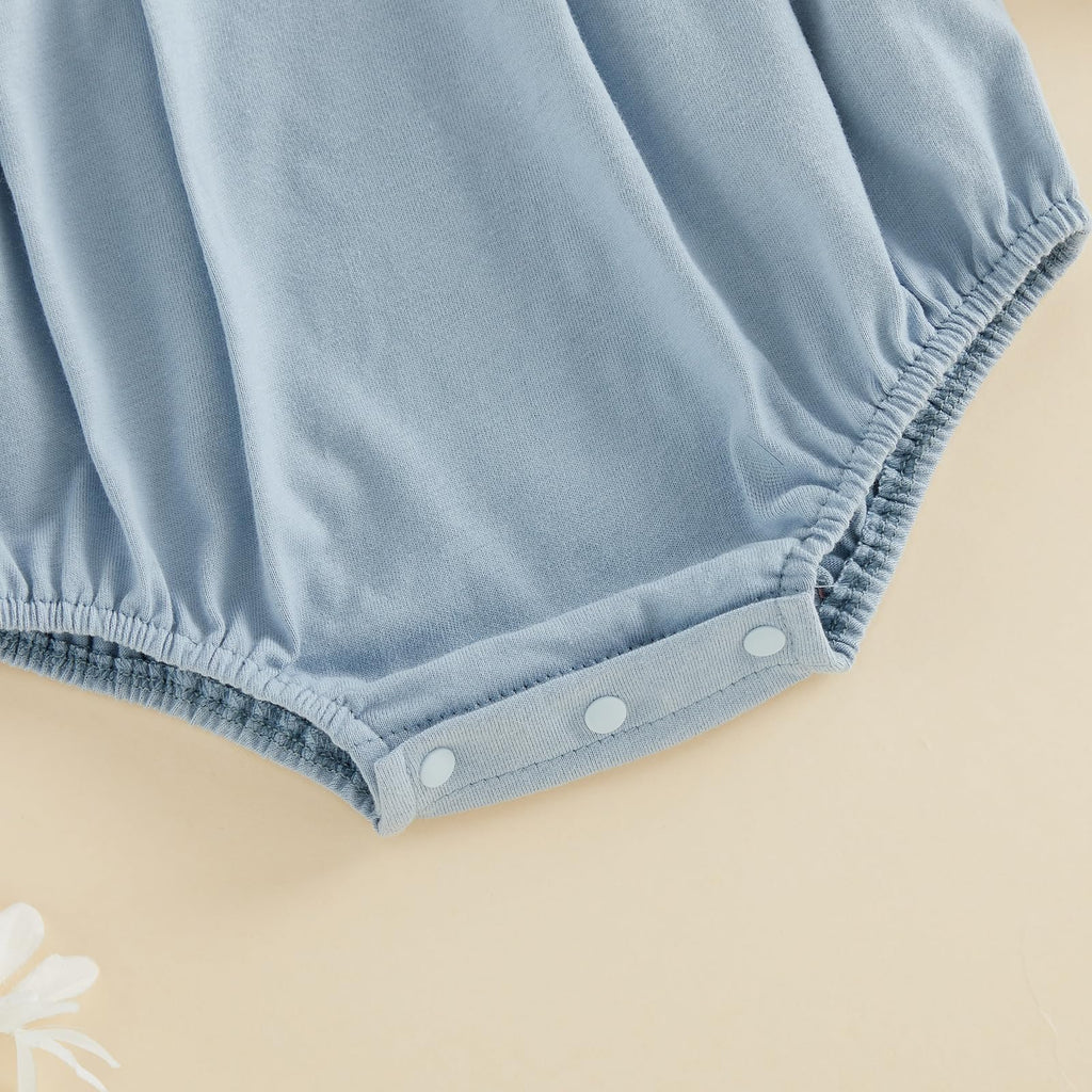 Baby Boy Girl Bubble Romper Infant Long Sleeve Collar Fall Romper