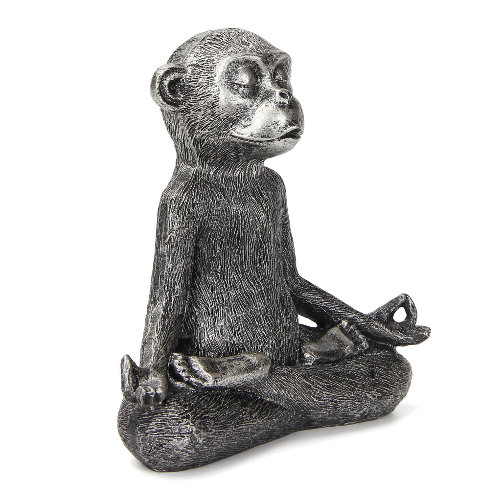 Monkey Meditation Yoga Decor Zen Monkey Statue Decoration