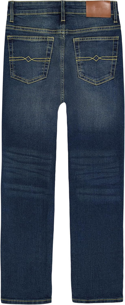 Boys' Classic Fit Straight Leg Denim Jeans