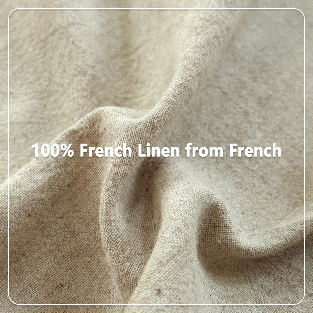 100% French Linen Ruffled Sheets, Linen