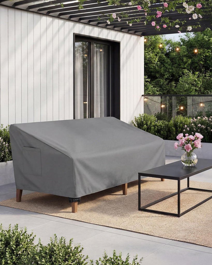 Patio Sofa Cover 3-Seater & Outdoor Couch Cover Waterproof