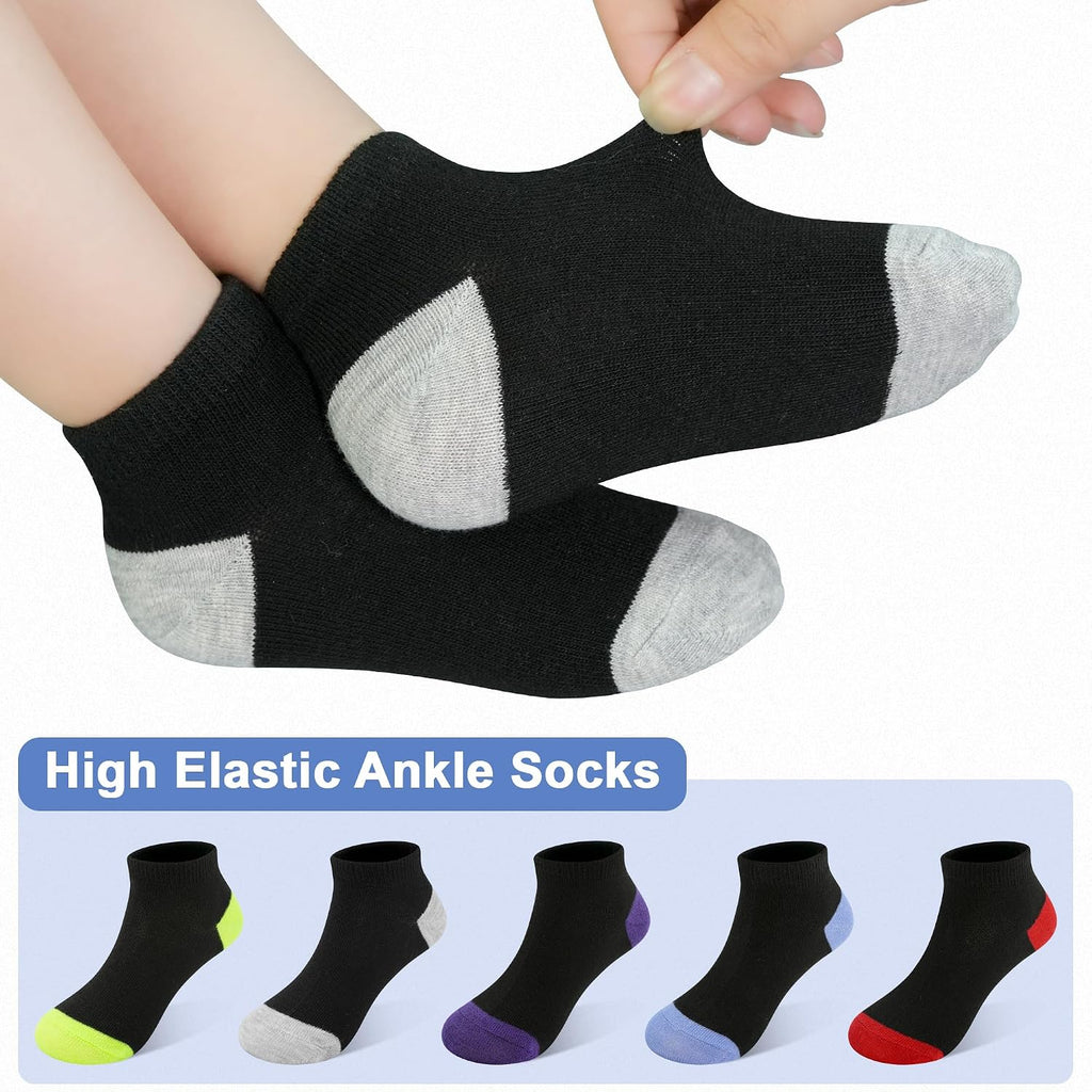 25 Pairs Kids Socks Toddler Ankle Low Cut Short Socks