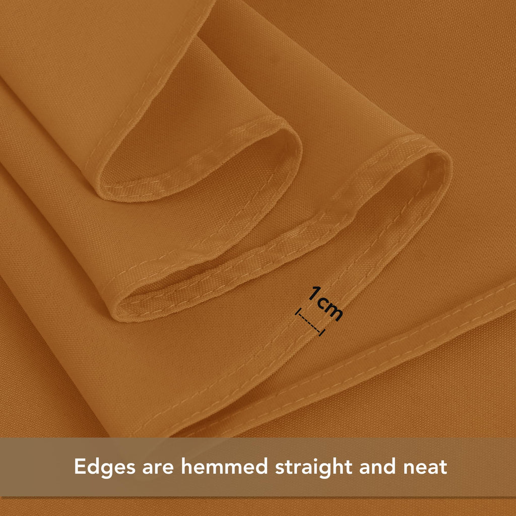 Thanksgiving Tablecloths Rectangular 60x120 Inch, 8 Pack Bronze