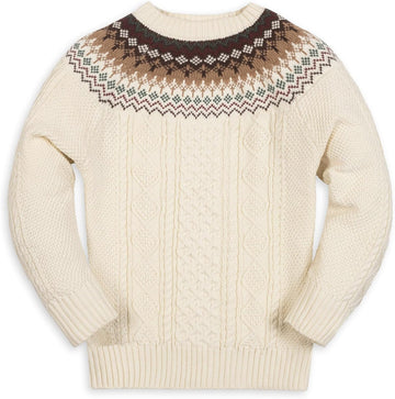 Boys' Long Sleeve Crew Neck Pullover Sweater