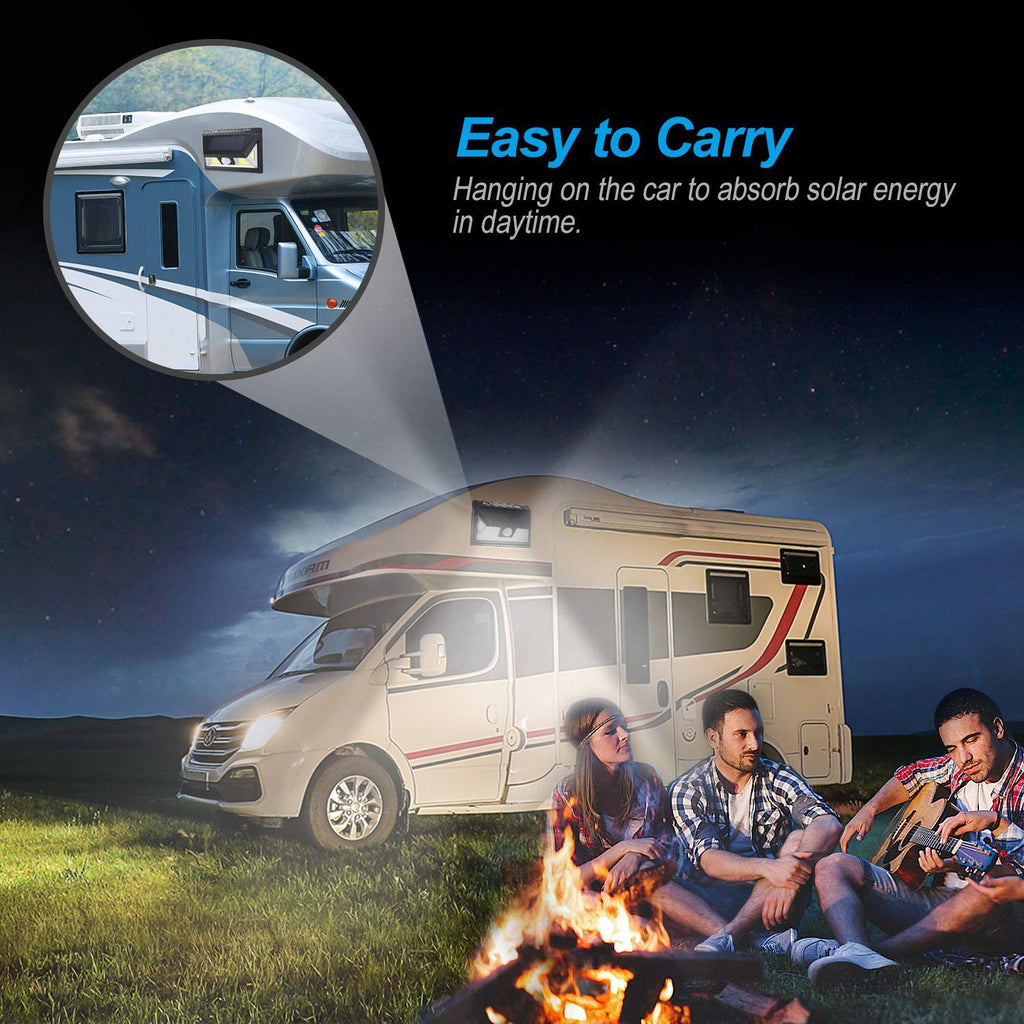 Upgrade with Magnet 3Pack Solar Motion Sensor Lights, Ultra Bright Outdoor Lights, 270 ° Wide Angle Waterproof Safety