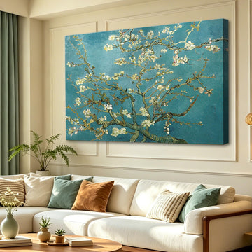 Almond Blossom by Vincent Van Gogh Canvas Wall Art Large Modern Floral Painting Print Decor Famous Flowers Artwork