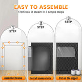 Manastin 2 Person Portable Steam Sauna for Home