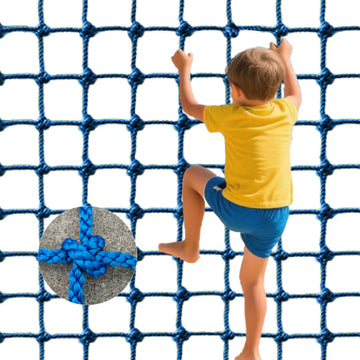 Upgraded Kids' Polyester Climbing Net, 8 Sizes, Heavy-Duty & Exquisite, Ideal for Indoor/Outdoor Playscapes