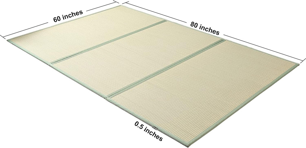 Igusa Rush Grass Floor Tatami Mat, 80" x 60" x 0.5"