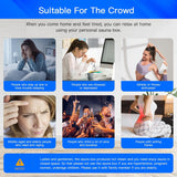 Portable Steam Sauna for Home, Full Body Sauna Box, Personal Sauna Steam Sauna Tent at Home Spa with 3L 1200W Steamer