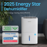 Max 80 Pint/D(Standard 62Pint/D) Energy Star Home Dehumidifier for Spaces up to 5,000 Sq. Ft, Ideal for Basement