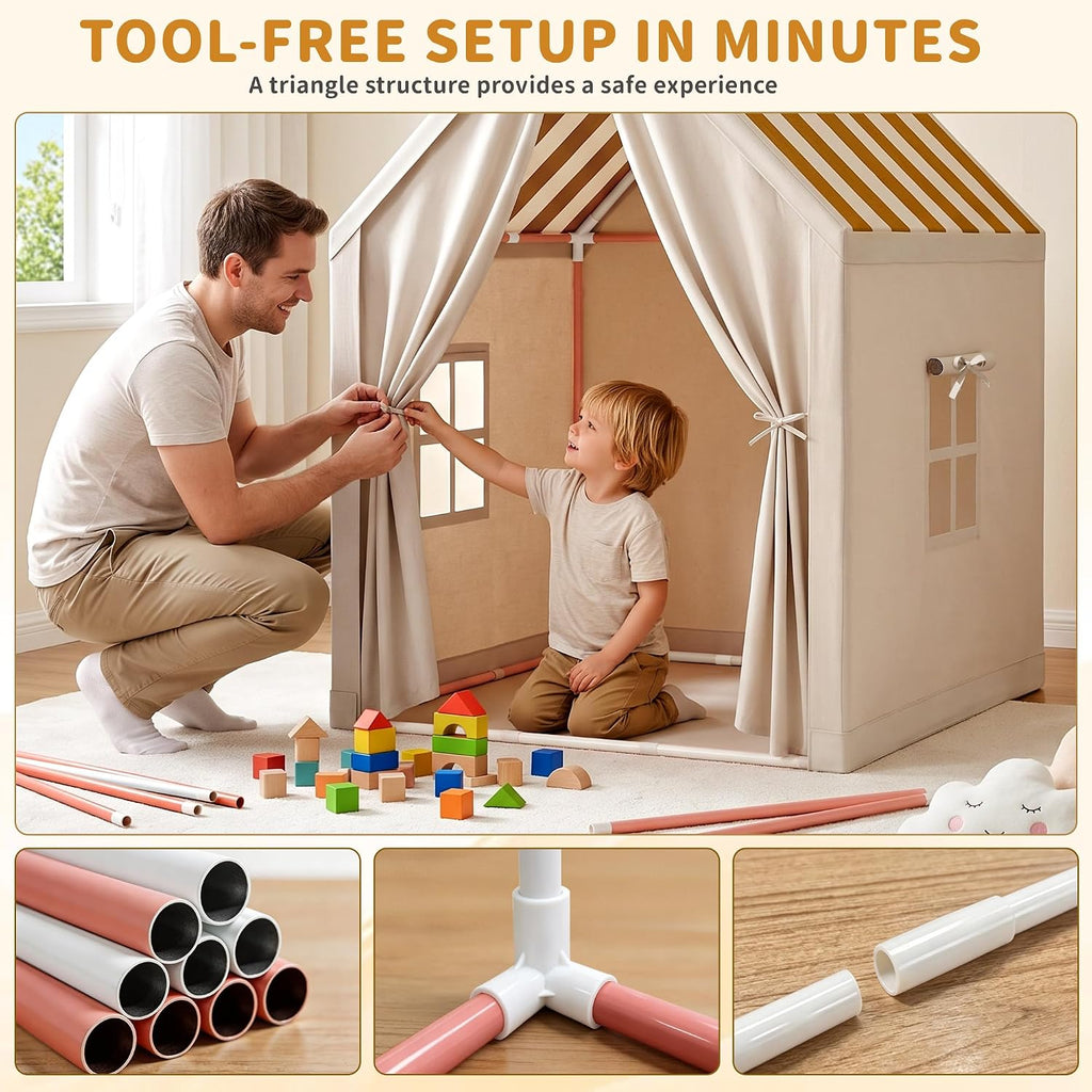 Kids Play Tent, Indoor Toddler Play Tents for Kids, Tent Playhouse