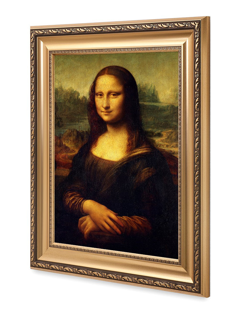 Mona Lisa Framed Wall Art, Gold Frame, 30x22