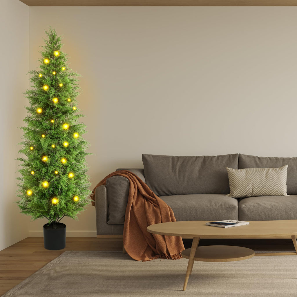 5 ft Artificial Cedar Trees for Porch