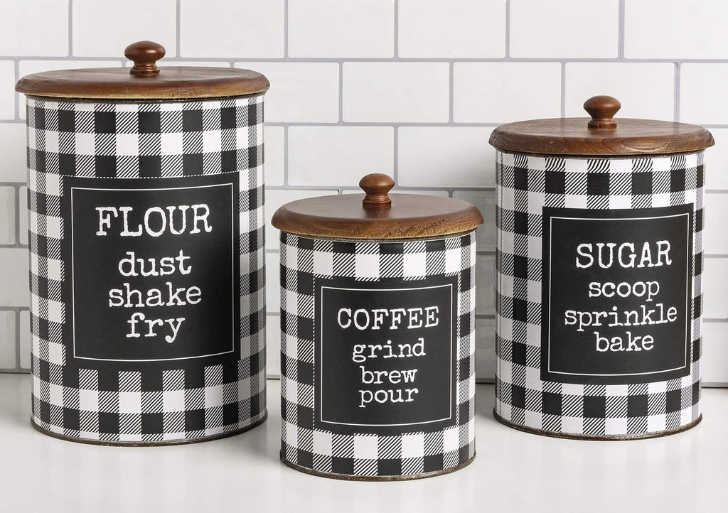 Canister Set - Flour Sugar Coffee
