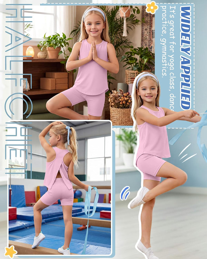 Girls 2 Piece Athletic Sets Workout
