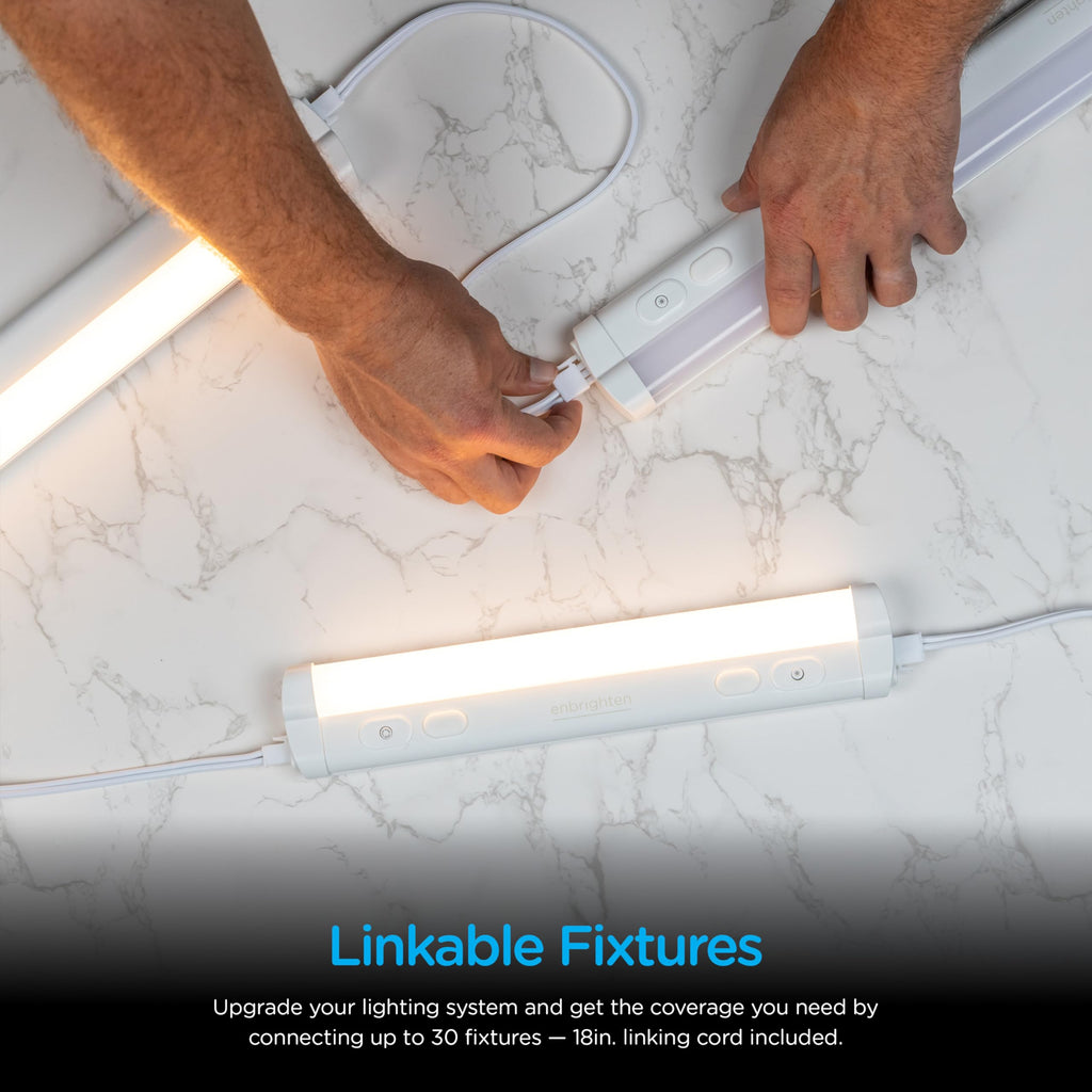 18 Inch Plug in Under Cabinet Light with 5 Color Temperatures