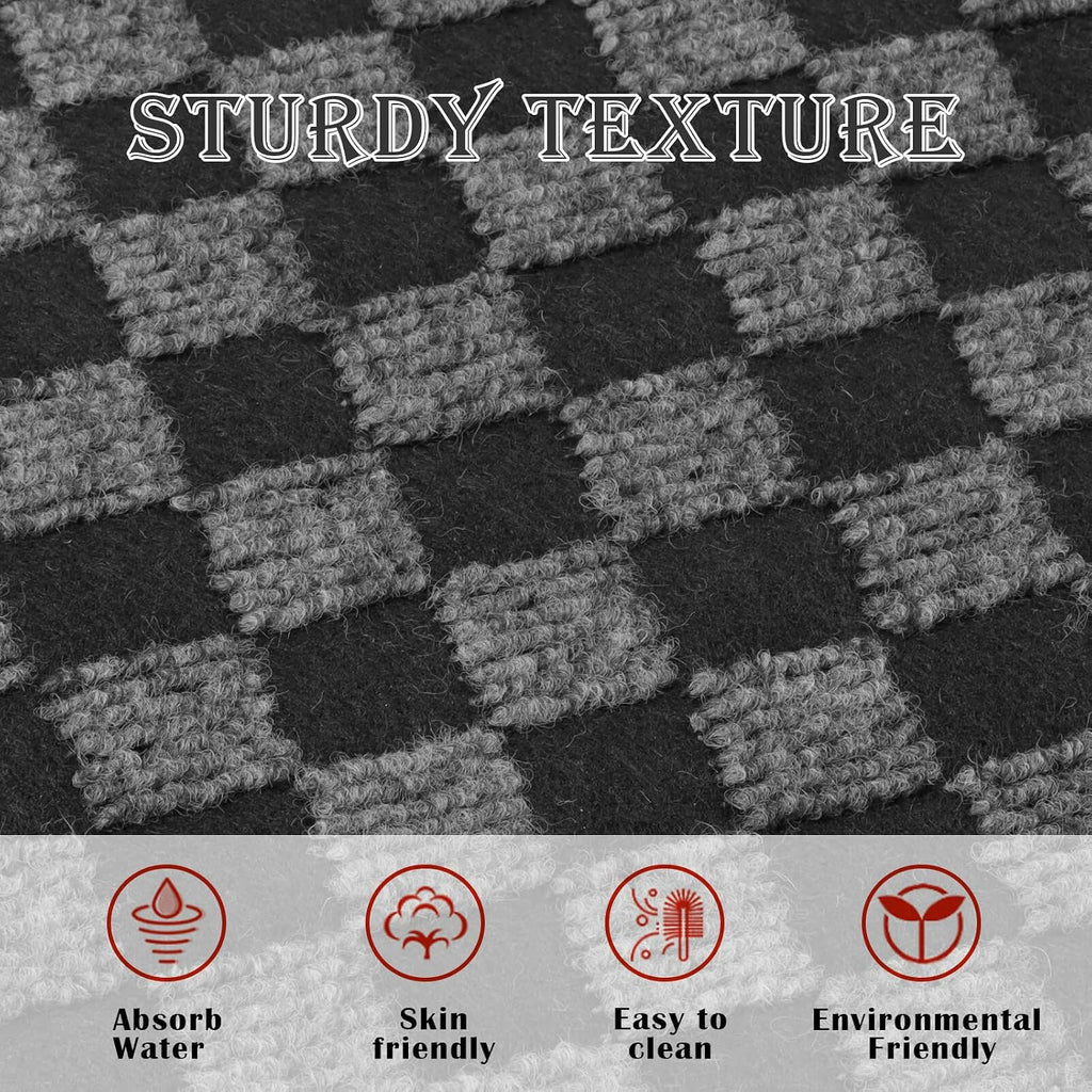 Runner Rug 2' x 15' Indoor/Outdoor Carpet Runners, Hallway Kitchen Entryway Bedroom Area Rugs with Natural Non-Slip