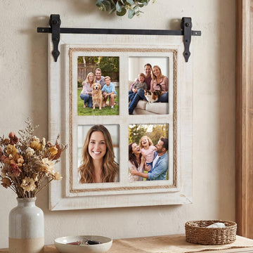 Farmhouse 4 Opening 5x7 Collage Picture Frame for Wall