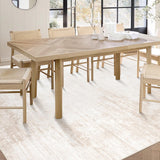 Area Rugs 6x9 Living Room: Washable Rug Modern Abstract Large Rug Soft Non Slip Neutral Rugs Stain Resistant Indoor