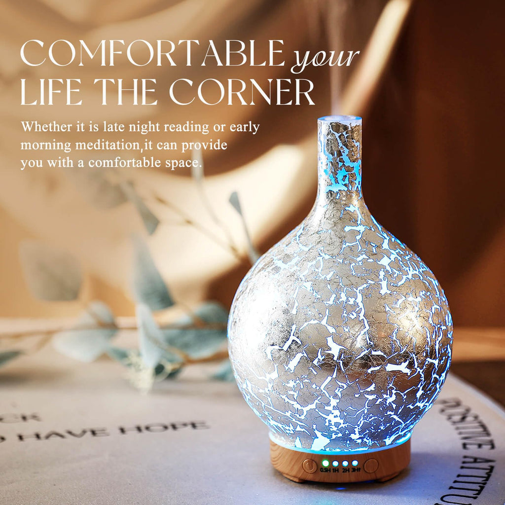 150ml Handmade Essential Oil Diffuser 6H Runtime