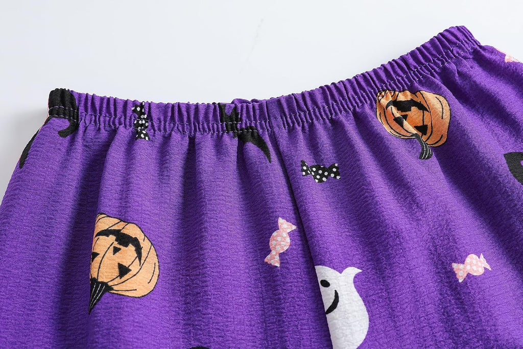Big Girls Button Down Pajama Sets 2PCS Shorts Set for Teens