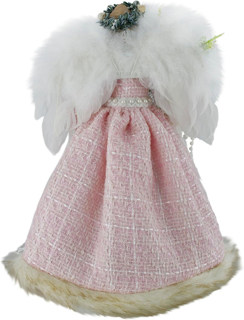 Hill 14" Pink & Blue Cloud Coastal Angel Tree Topper 514410