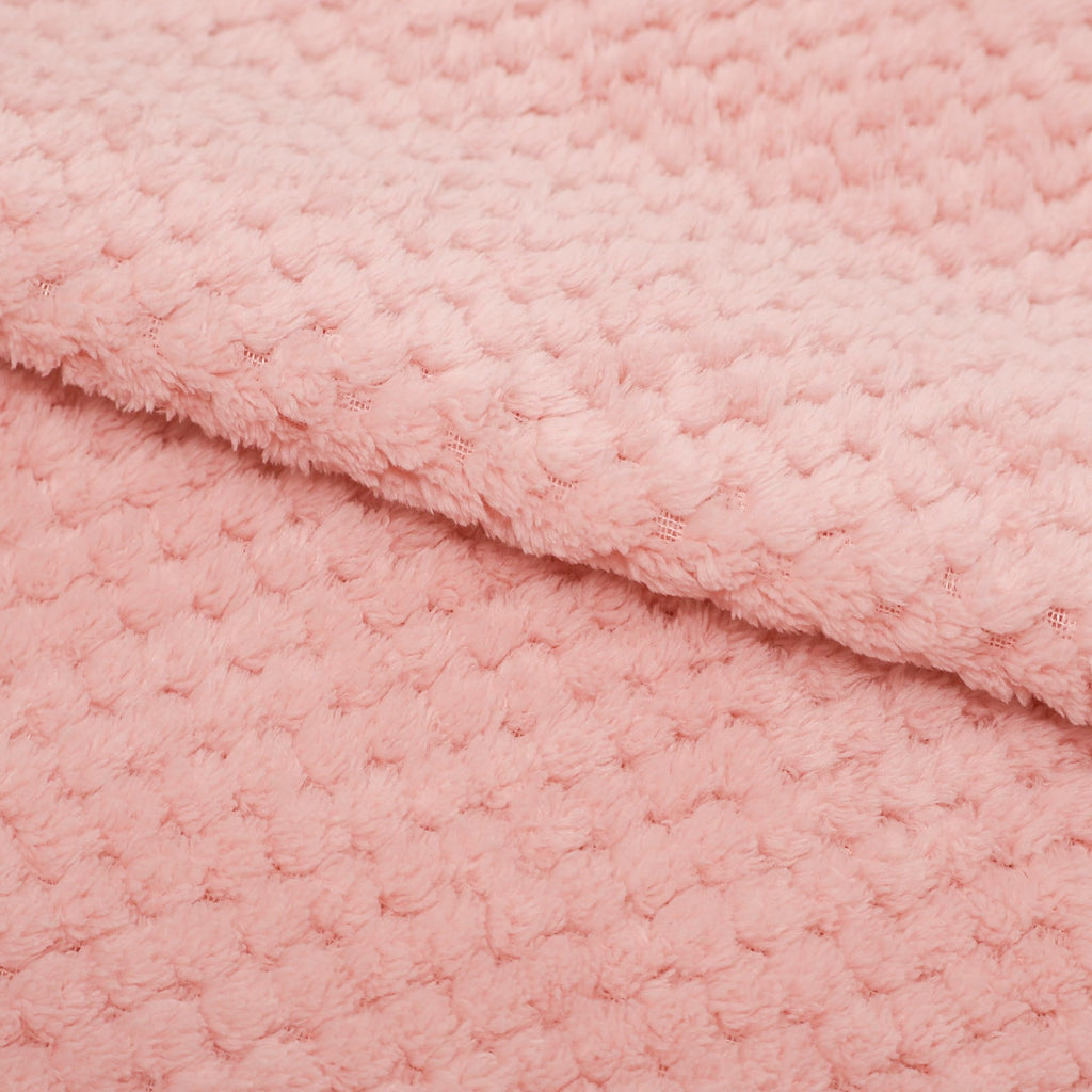S Polyester Fleece 60" Honeycomb Pattern Fabric by The Yard