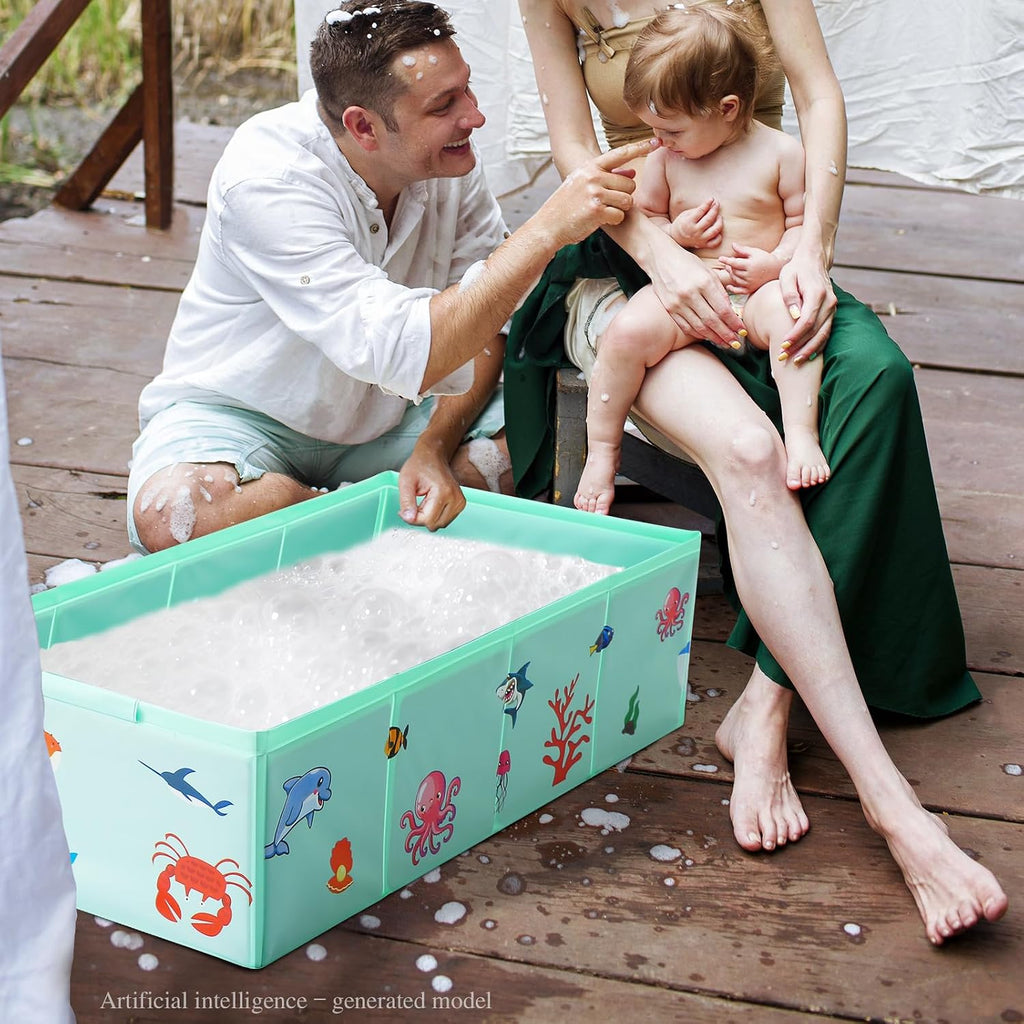 Collapsible Baby Bathtub Portable Travel Bath Tub for Baby
