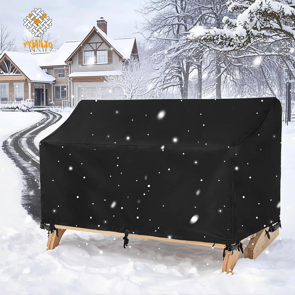 2-Person Outdoor Glider Bench Cover Waterproof, Double Patio Gliders Rocking Chair Covers with