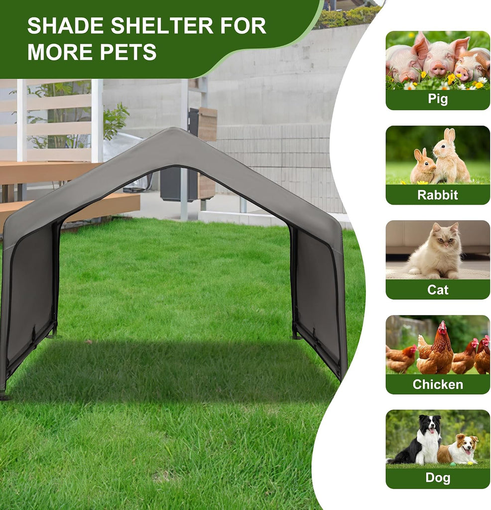 Extra Large Dog House Outside, Dog Tent Outdoor, Big Dog Shade Shelter Doghouse Canopy, Water Resistant Dog shelter