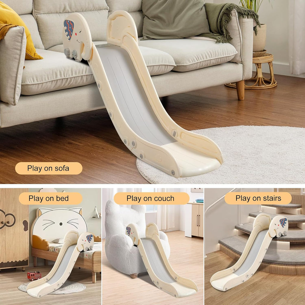 Indoor Couch Slide for Toddlers 1-3, Baby Toddler Slide Indoor, Kids Slide