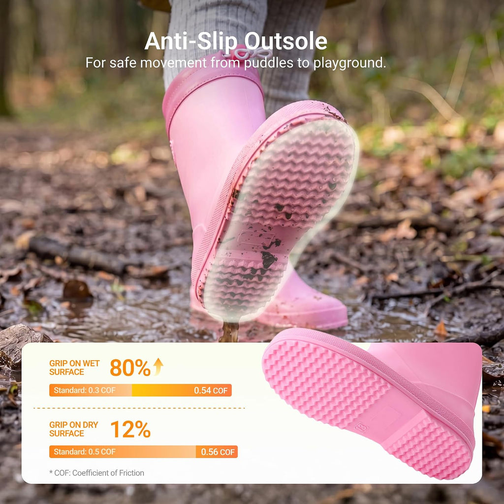 Waterproof Drawstring Rain Boots