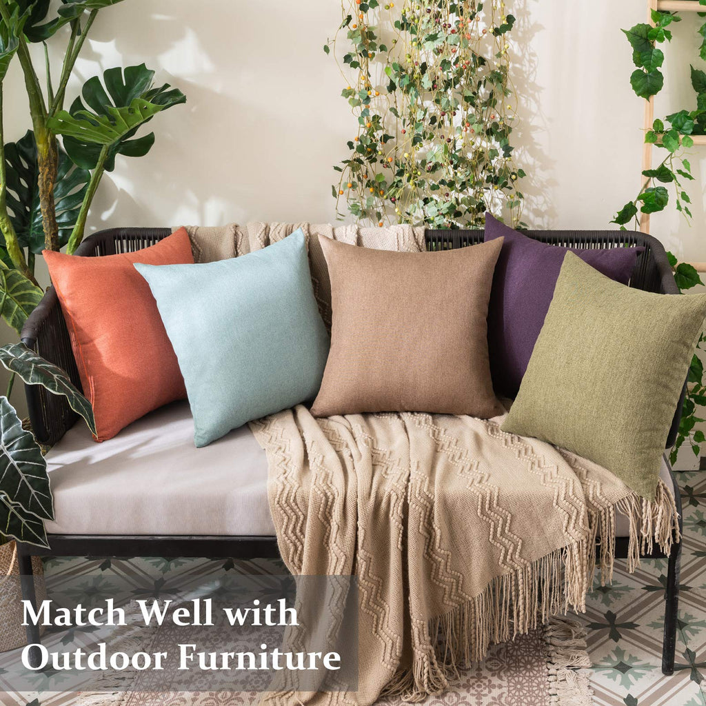 Decorative Outdoor Pillow Covers Christmas Lumbar 12x20 Dark Green
