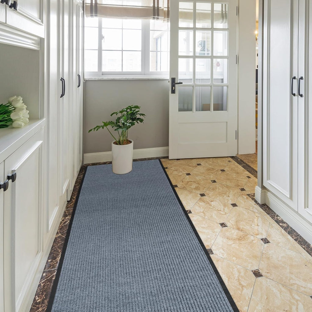 Carpet Runner, 3ft x 10ft Hallway Runner with PVC Non-Slip Backing Indoor Outdoor Floor Mat Area Rugs Balconies