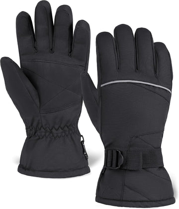 Kids Snow Gloves - Ski & Snowboarding Waterproof Insulated Winter Gloves for Girls, Boys & Toddlers
