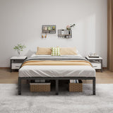 Metal Bed Frame Full - 14 Inch Heavy-Duty Full Platform Bed Frame No Box Spring Needed, Easy Assembly, Noise-Free