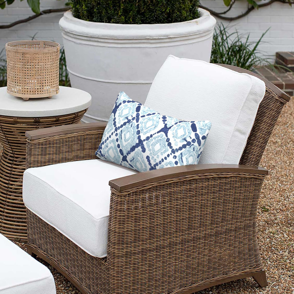 Outdoor Lumbar Pillow Covers 12"x20", Rectangle Throw Pillow Covers Furniture, Decorative Lumbar Cushion Case for