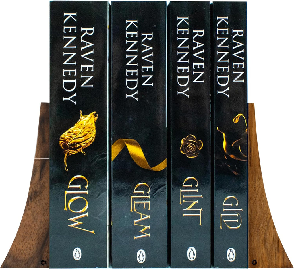 Bookends for Heavy Books - Walnut Wood Book Ends for Shelves - Heavy Duty Bookends to Hold Books - Decorative Book