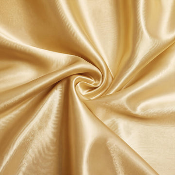 Gold Satin Fabric by The Yard 1 Yard x 55 Inch Wide