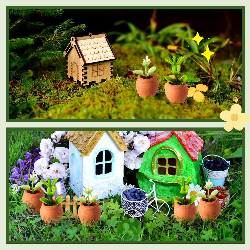 60 Pcs Mini Terracotta Clay Pots for Succulent Cactus Crafts