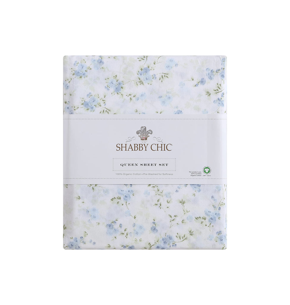 King Sheets, Soft & Breathable Organic Cotton Bedding Set, Classic Style Home Decor with Ruffled Pillowcases (Gingham