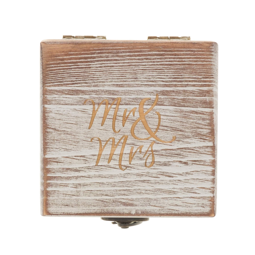 Wood Ring Box for Wedding Ceremony Rustic Vintage Ring Bearer Box, Unique Engagement Ring Holder Boxes for Marriage