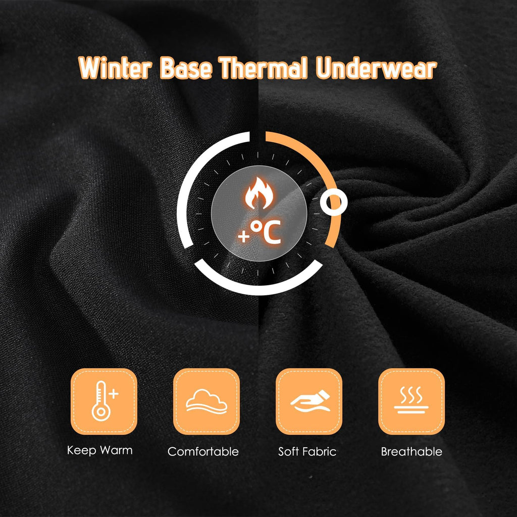 Toddler Thermal Set Winter Warm Base Layer Long Johns 3Pack