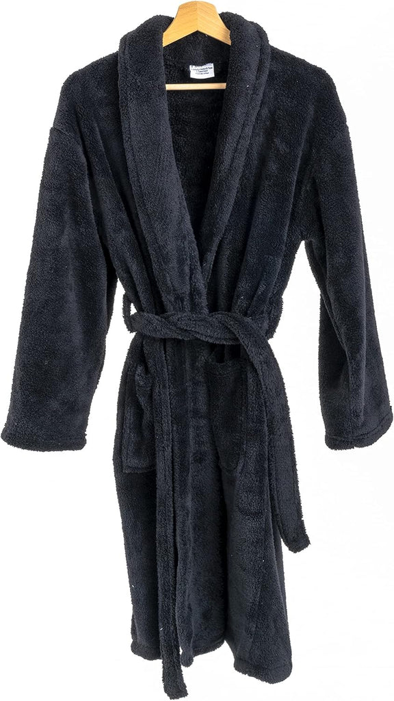 Boys Kids Microfiber Fleece Shawl Robe